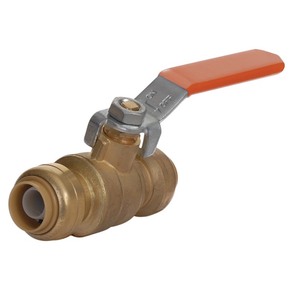 SharkBite 1 in. Brass Push Fit Ball Valve Lever For Potable Water